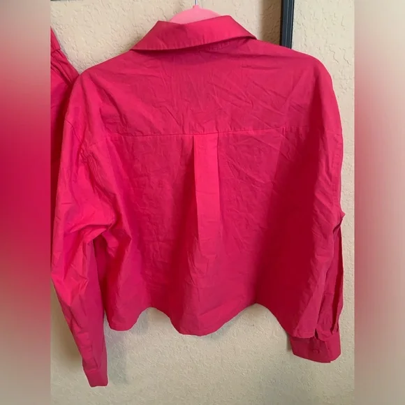 NWOT- Hot Pink Matching Shirt and Shorts Set - Picture 10 of 11